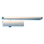 Boîtier geze ts 3000 v force 1 à 4 - ferme - porte à crémaillère elliptique - argent Boîtier geze ts 3000 v force 1 à 4 - ferme - porte à crémaillère elliptique - argent