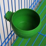 Bol d'alimentation pour perroquets, hamster, cage suspendue, tasse d'eau ronde en plastique, outils d'alimenta ... Bol d'alimentation pour perroquets, hamster, cage suspendue, tasse d'eau ronde en plastique, outils d'alimenta ...
