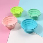 Bols a eau en silicone portables de 720ml, boîte a déjeuner avec couvercle pour les voyages, bol a salade ... Bols a eau en silicone portables de 720ml, boîte a déjeuner avec couvercle pour les voyages, bol a salade ...