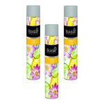 Boldair lot de 3 aérosols 750 ml désodorisant parfumant citron lotus Boldair lot de 3 aérosols 750 ml désodorisant parfumant citron lotus