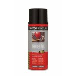 Bombe de peinture antirouille - multi supports - 400ml - noir brillant sinto