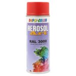 Bombe de peinture - rouge flamme - ral 3000 - satin - tous supports - arosol art