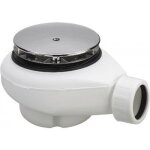Bonde de douche 90 mm capot chrom� - sortie horizontale - tempoplex viega