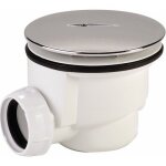 Bonde de douche pvc 60 mm avec capot abs chrom� - sortie horizontale - ch584 nicoll