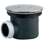 Bonde de douche pour receveur - diamètre 60 - capot métal 120mm valentin Bonde de douche pour receveur - diamètre 60 - capot métal 120mm valentin