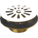 Bonde à grille en laiton pour évier en grès viega Bonde à grille en laiton pour évier en grès viega