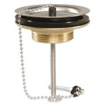Bonde en laiton -  bouchon - pour vier gres - 60mm valentin