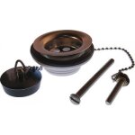 Bonde de lavabo � bouchon enjoliveur viega