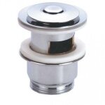 Bonde de lavabo design � clapet automatique avec trop plein - 0501074 nicoll