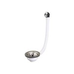 Bonde � panier manuel avec trop plein valentin (h55) chrom�e