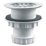 Bonde sipho�de - pour receveur - pvc - diam�tre 60mm valentin