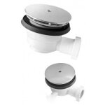 Bonde de vidage diametre 90 mm pour receveurs de douche plats