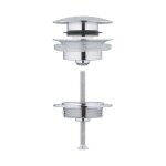 Bonde de vidage clic - clac grohe 65807000 - ø 64 mm - chrome Bonde de vidage clic - clac grohe 65807000 - ø 64 mm - chrome
