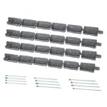 Bordure de jardin imitation pierre - duoku - 1180x95x57 mm - bordure de pelouse raliste - design modulaire ...
