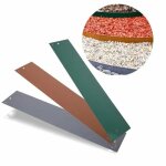 Bordure de jardin en mtal alu / zinc - ich - zapfe. de - 13, 5 cm x 120 cm - galvanis - mtal