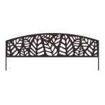 Bordure m�tal d�coratif a planter athea - 0, 40 x 1m - brun