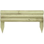 Bordure a planter minitraverse bois naturel, h. 30 x l. 55 cm