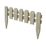 Bordure a planter stackette bois naturel, h. 30 x l. 60 cm