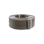 Bordure en plastique polythylne recycl bark - imitation bois - 0, 09 x 10m - brun