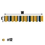 Born pretty 2, 5 m / 3 m / 3, 5 m / 4 m / 5 m, banderole de magasin de remplacement, bandes de tissu ...