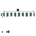 Born pretty 2, 5 m / 3 m / 3, 5 m / 4 m / 5 m, banderole de magasin de remplacement, bandes de tissu ...