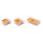 Bornes de connexion automatique s221 3 entr�es par 50 - wago
