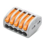 Bornes de connexion automatique s222 5 entr�es par 40 - wago