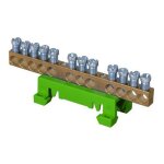 Borne de masse verte - equipement tableau �lectrique