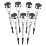 Borne solaire inox les 7 pcs h. 36cm