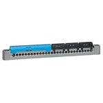 Bornier de r�partition ip2x terre 3p + n 1 connexion 4mm � 25mm vert longueur 227mm legrand 404814