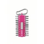 Bosch assortiment d'embouts de vissage avec mousqueton (fuchsia), 21 pi�ces - 2607002821