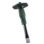 Bosch burin plat pour pierre 22 - 250 mm (tranchant doublement tremp manche chrome - vanadium poigne ...