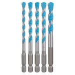 Bosch coffret de 5 forets expert hex - 9 multiconstruction, 5, 5 / 5 / 6 / 7 / 8 mm - 2608900586