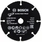 Bosch disque à tronçonner carbure multi wheel, 76 mm, 10 mm, 1 mm - 2608623011 Bosch disque à tronçonner carbure multi wheel, 76 mm, 10 mm, 1 mm - 2608623011