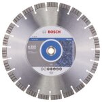 Bosch disque � tron�onner diamant� best for stone, 350 x 20, 00 + 25, 40 x 3, 2 x 15 mm - 2608602648