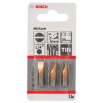 Bosch embout de vissage court et long pour vis a tete fendue - 1. 6 x 8. 0 x 25 mm