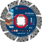 Bosch expert multi - matriaux lames de diamant x - lock, 125 x 22, 23 x 2, 4 x 12 mm