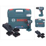 Bosch gsr 18v - 45 professional, incl. 3x 4. 0ah battery, charger + l - case perceuse sans fil