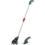 Bosch isio kit 1 lame de taille - herbes de 8 cm + tige t�lescopique