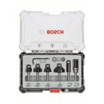 Bosch kit de 6 fraises  araser et de bordage  queue de 6 mm - 2607017468