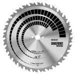 Bosch lame de scie circulaire construct wood 600 x 30 x 4, 0 mm, 40