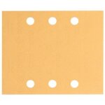 Bosch lot panach� de 10 abrasif c470 - pour ponceuse vibrante 115x140mm