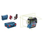 Bosch - niveau laser lignes dual source 12v li - ion et 4x1, 5v lr6 (aa) porte 30 m - gll 3 - 80 cg ...