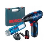 Bosch - perceuse visseuse ? batterie 12v 2, 0ah li - ion gsr120 - li avec lampe ? batterie gli 12v - ...