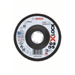 Bosch plateaux � lamelles x - lock version coud�e, spatule fibre, Ø 125 mm, g 40, x571, best for metal ...