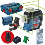 Bosch professional 12v system laser lignes gll 3 - 80 cg (2 batteries 12 v, chargeur, laser vert, avec ...