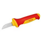 Bosch professional couteau � c�ble � lame droite vde (en acier s2)