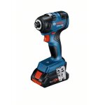 Bosch professional visseuse � chocs sans fil gdr 18v - 200 avec 2x batterie gba 18v 4. 0ah, l - case ...