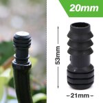 Bouchons d'extrmit barbels en pe pour tuyau d'arrosage de jardin, raccords de tube, systme de micro ...