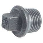 Bouchon fonte galva m�le 15 / 21 n 290